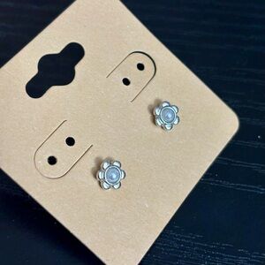 Maurices Silver Flower Stud Earrings